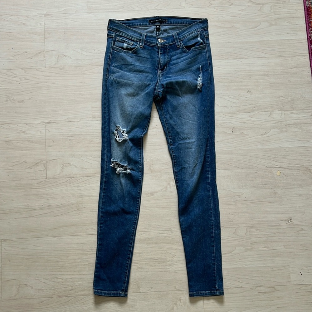 Flying Monkey skinny jeans with holes 🩵 size 29